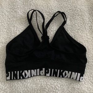Women’s Black Pink Sports Bra Size Medium